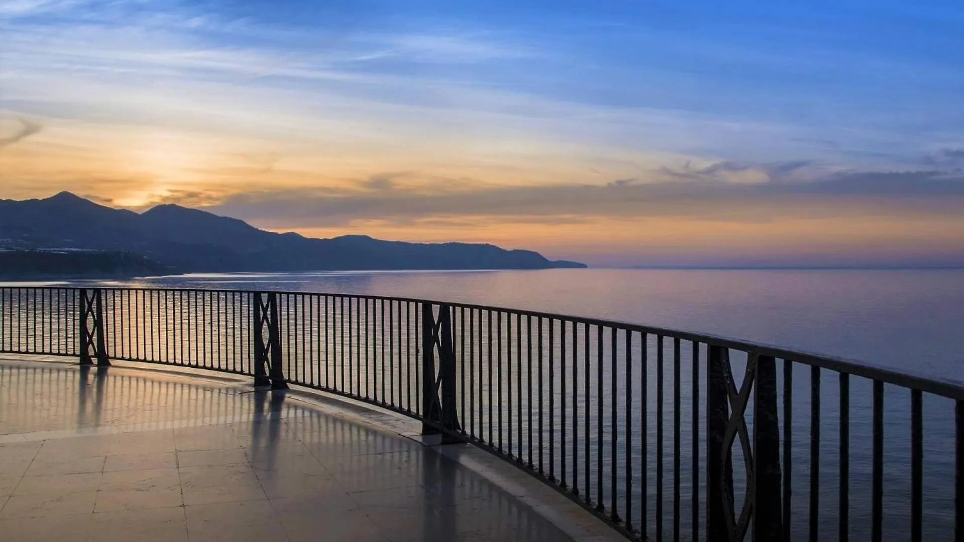 Seascape Sunset Vistas Calaceite Malaga